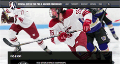 Desktop Screenshot of pac8hockey.com